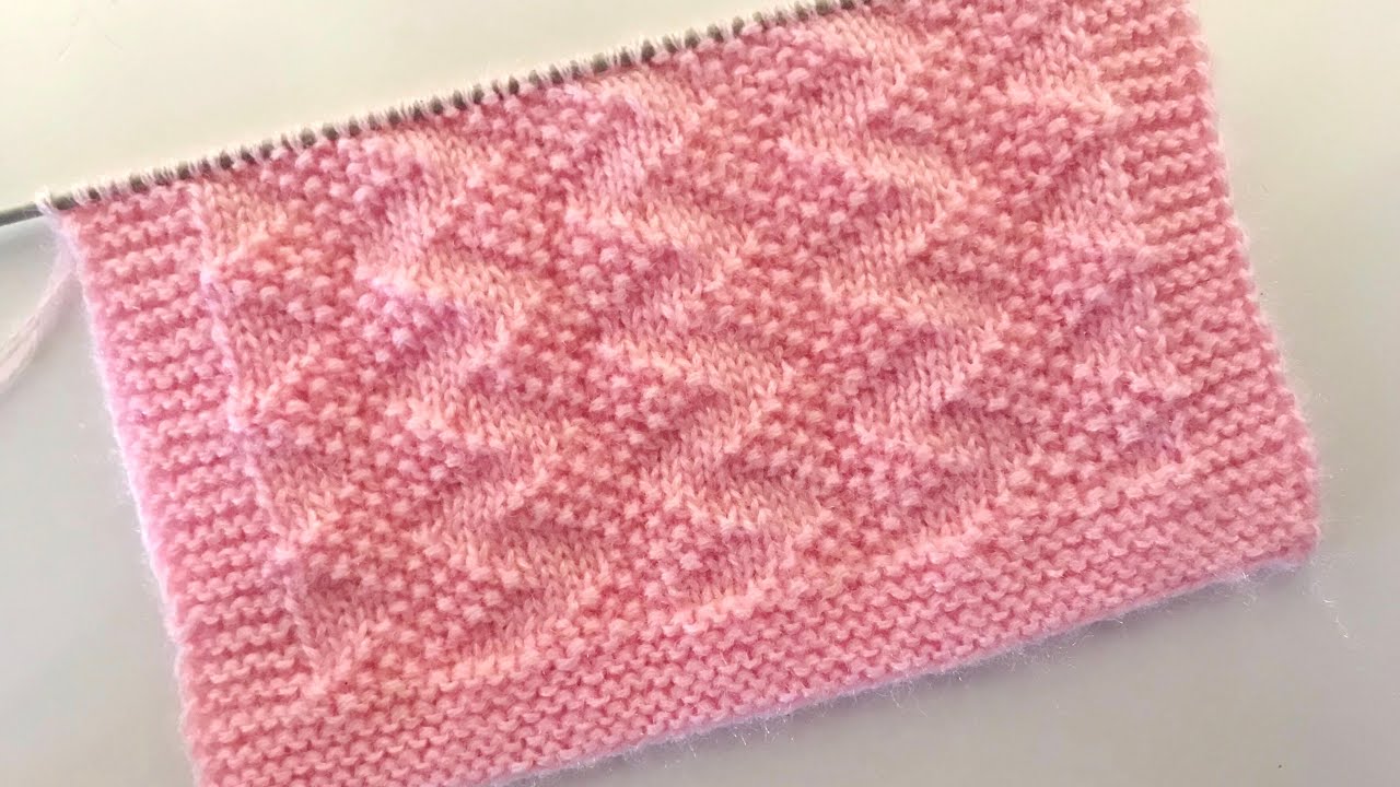 ZigZag Knitting Stitch Pattern For Blanket/Sweater - YouTube
