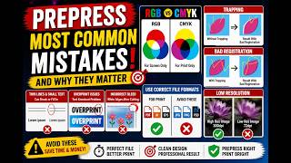 Avoid These Prepress Errors 🚫| Prepress Most Common Mistakes | Avoid Print Errors 🔥