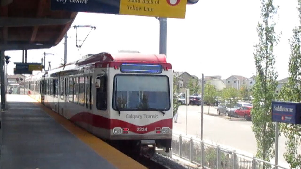 Calgary Transit CTrain Blue Line (Centre Street to Saddletowne) YouTube
