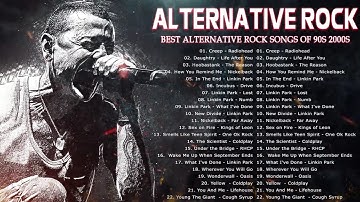 Creed, Linkin Park, Metallica, Nickelback, Green Day, Coldplay 🎸 Alternative Rock 90s 2000s Hits