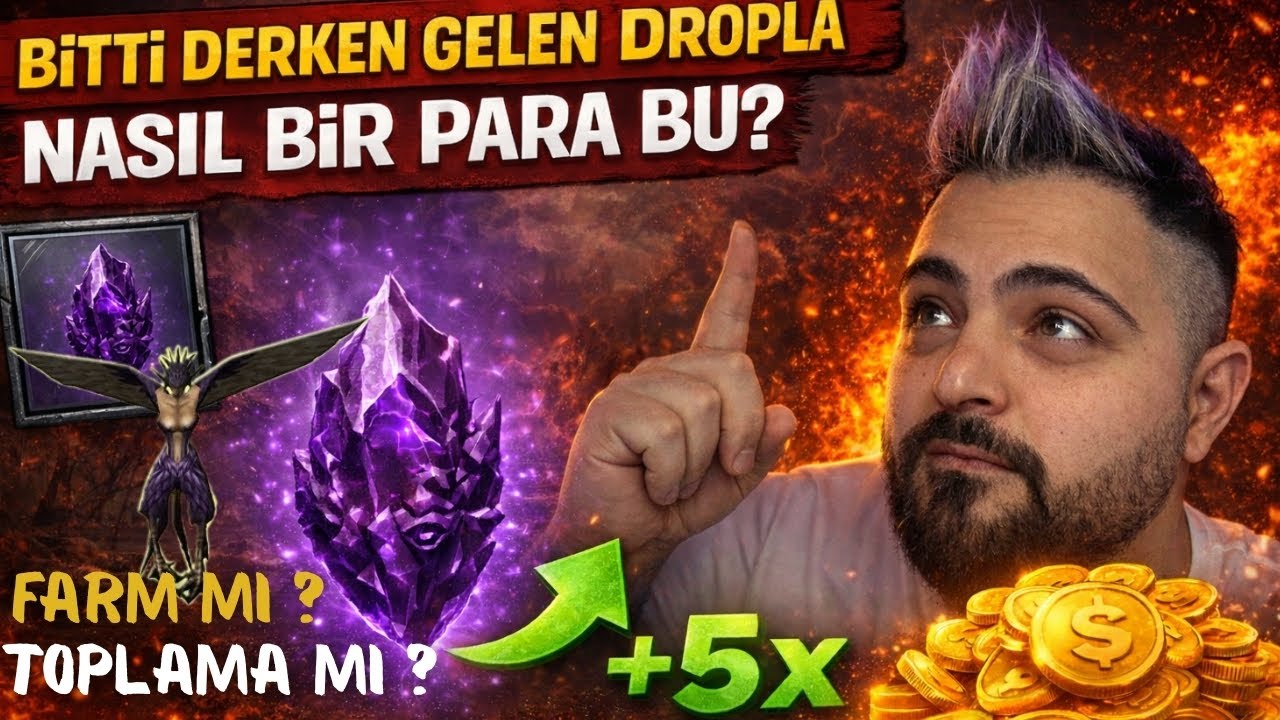 BİTTİ DERKEN GELEN DROP! +5x KAZANÇ 🤯 | FARM MI ? TOPLAMAMI ? RİSE ONLİNE