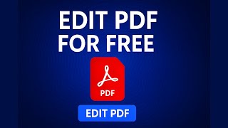 How to edit PDF File Online For Free in 2025