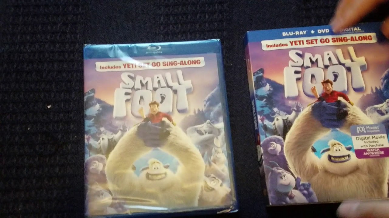 Smallfoot Bluray DVD and digital unboxing / review YouTube