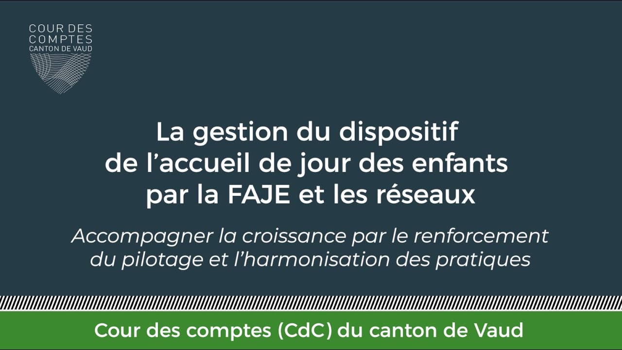 Gestion de l’accueil de jour des enfants