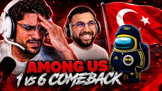 1vs6 Among US Comeback🤯 + POV VON ALLEN🔥 | EliasN97Clipz