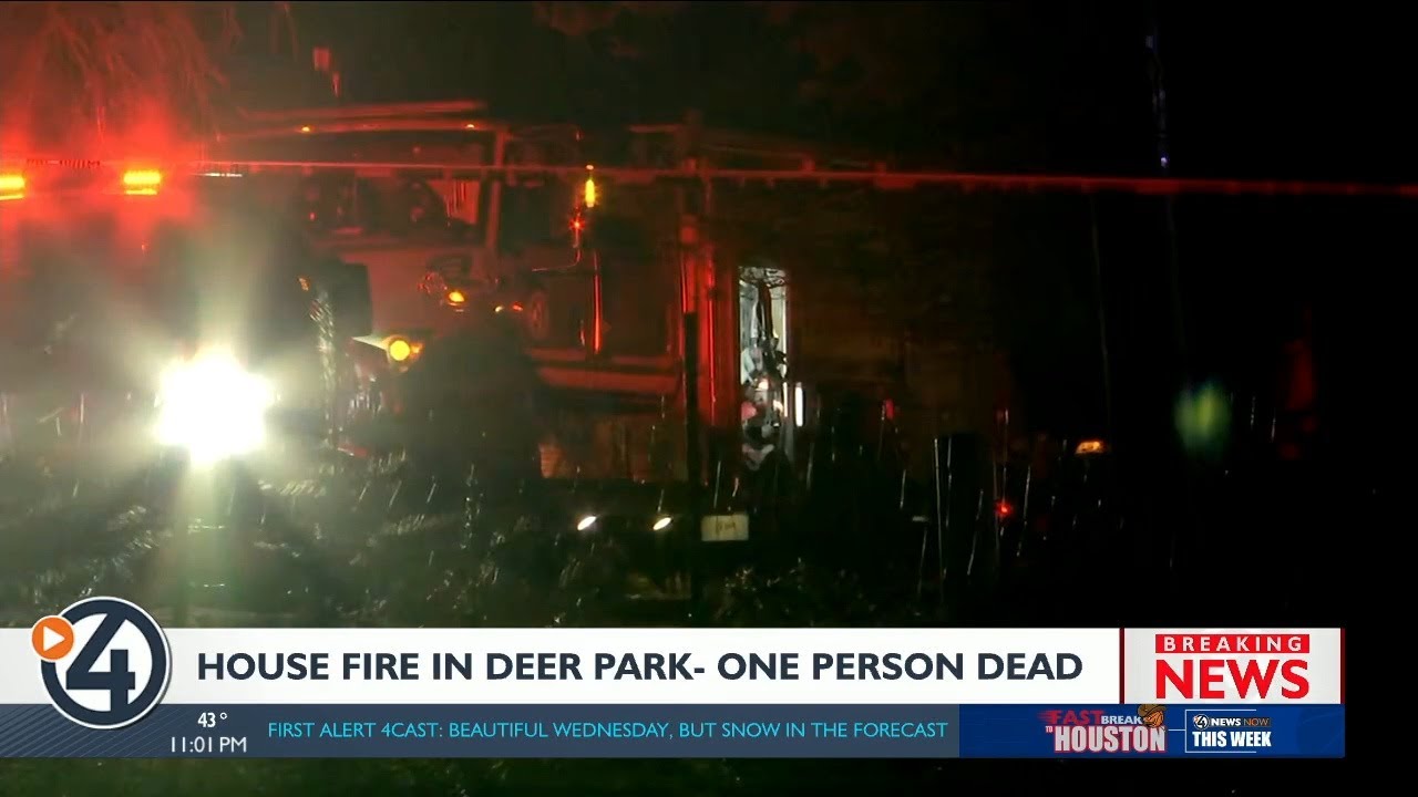 1 dead in house fire near Deer Park - YouTube