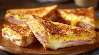 Wenn Sie 4 Eier und Toastbrot haben, machen Sie dieses leckere Frühstück in 5 Minuten!