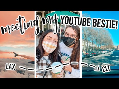 GOING TO NORTH CAROLINA TO MEET MY YOUTUBE BESTIE | Traveling, Coffee, Cooking, and FUN!