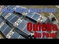 Solar Panel Array Construction Block Base How To Mount Panels Using Cinder Blocks Cheap DIY Ground