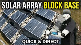 Celebrity Solar Panel Array Construction Block Base How To Mount Panels Using Cinder Blocks Cheap DIY Ground Profile