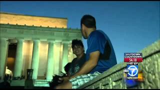 Locals and tourists react to looming shutdown