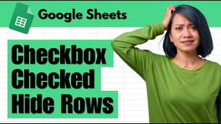 Hide Rows When Checkbox Is Checked in Google Sheets
