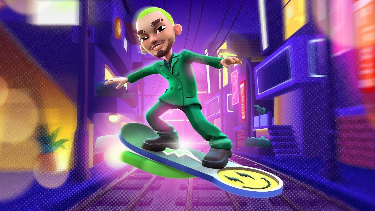 Subway Surfers on X: Don't miss out! 🤩 Beat J Balvin's top run for the  chance to win an exclusive, signed J Balvin prize, 1,000,000 Coins, 1,000  Keys, and more! ⚡ #BalvinsTopRun