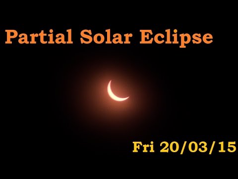 Partial Solar Eclipse (92%) Time-lapse - 20 March 2015