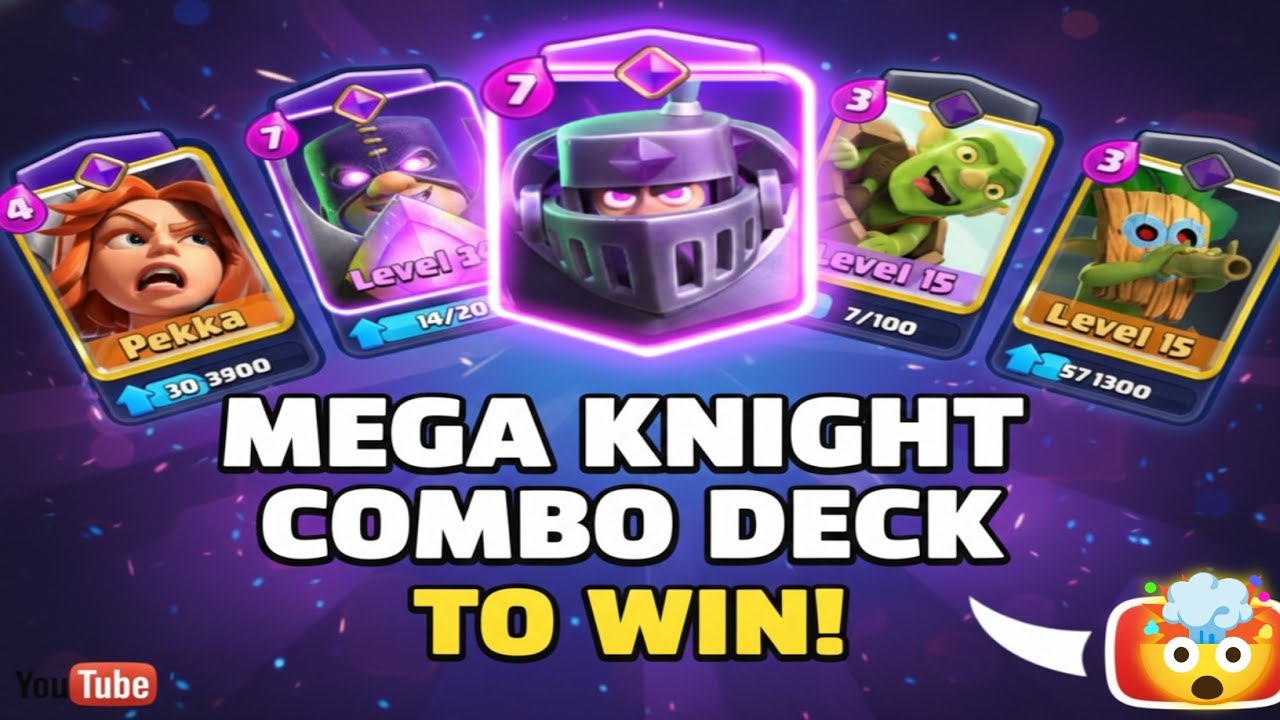 I USED THIS MEGA KNIGHT COMBO DECK TO WIN EVERY MATCH! (CLASH ROYALE UNBEATABLE STRATEGY) 🤯🐐