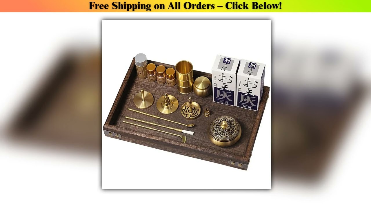 Brass Incense Burner Set Aromatherapy Production Kit Incense Mold Holder Yoga Meditation Home