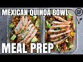 Mexican Quinoa Bowl Meal Prep | What&#39;s for Din&#39;? | Gluten Free | Vegan Option