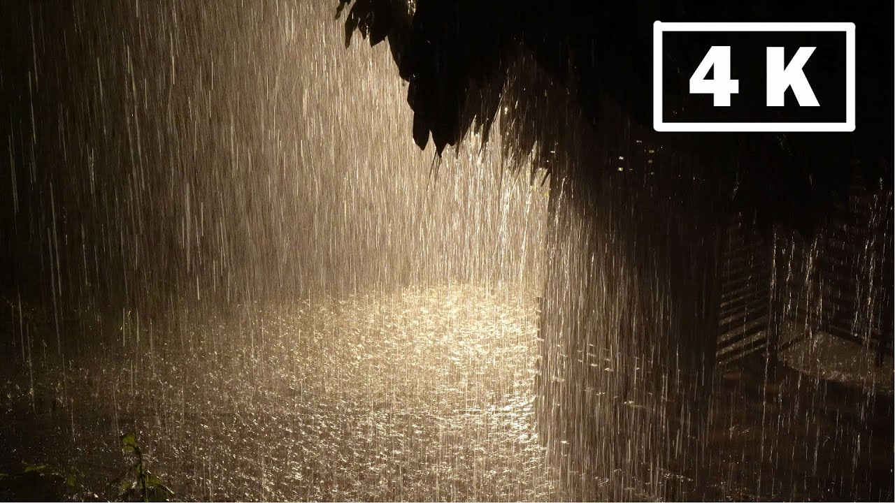 ⁣Fall Asleep with Torrential Rain and Thunderstorm Sounds - Heavy Rain Sounds for Sleeping, Relaxing
