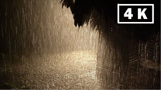 Fall Asleep with Torrential Rain and Thunderstorm Sounds  Heavy Rain Sounds for Sleeping, Relaxing