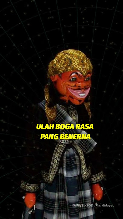 Pepeling diri ti wa CEPOT - Wayang golek abah asep sunandar sunarya ----- KOSONGKEUN HATE ??  #