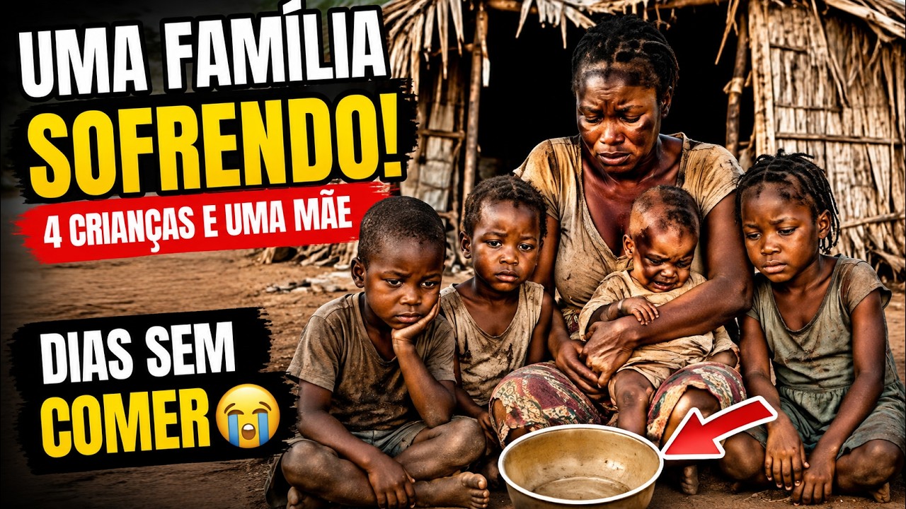 4 Crianças e uma Mãe Vivem Dias Sem Comer em Moçambique 🇲🇿💔 História Real