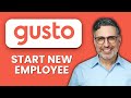 NEW! HOW TO START NEW EMPLOYEES IN GUSTO (2025) 👥 | Simplify Onboarding for Your Team