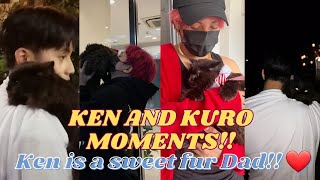 KEN AND KURO MOMENTS! HOW KEN TAKES CARE OF KURO! KEN IS A FUR DAD! A COMPILATION! #sb19_ken #felip