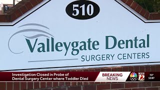 Investigation closes into Valleygate Dental Surgery Center after toddler's death