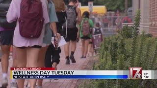 No classes for NC State students Tuesday as university observes ‘wellness day’