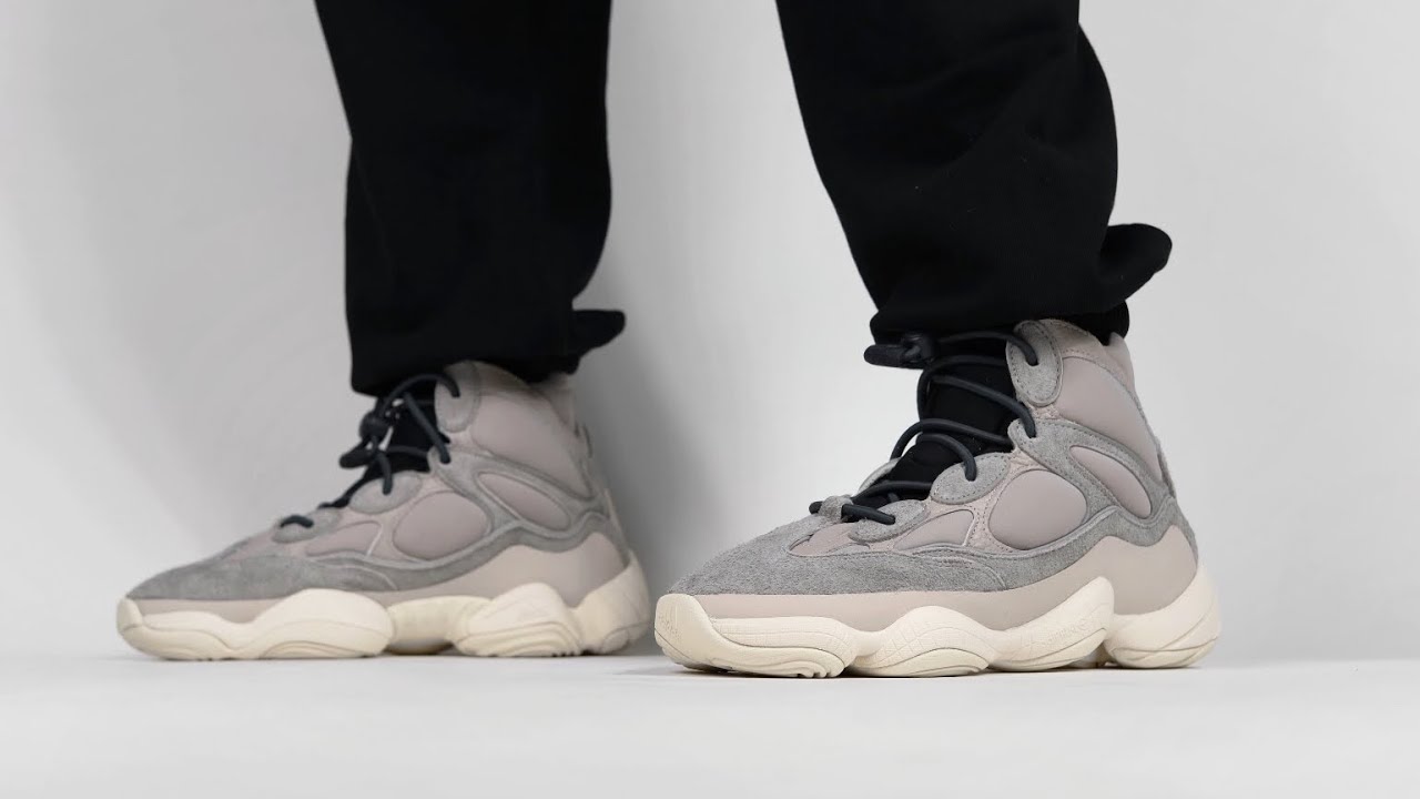 EL MEJOR 500 HIGH? YEEZY 500 High Mist Stone REVIEW YouTube
