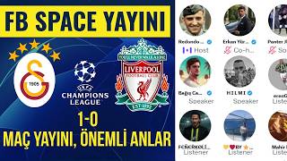Galatasaray 1-0 Liverpool Maç Yayını | Fenerbahçe Space Odası | Şampiyonlar Ligi Maçları