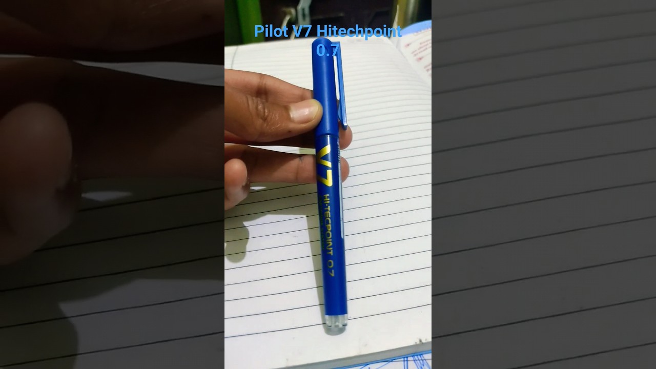 Pilot V7 HITECHPOINT 0.7 vs HITECHPOINT 0.5|| 