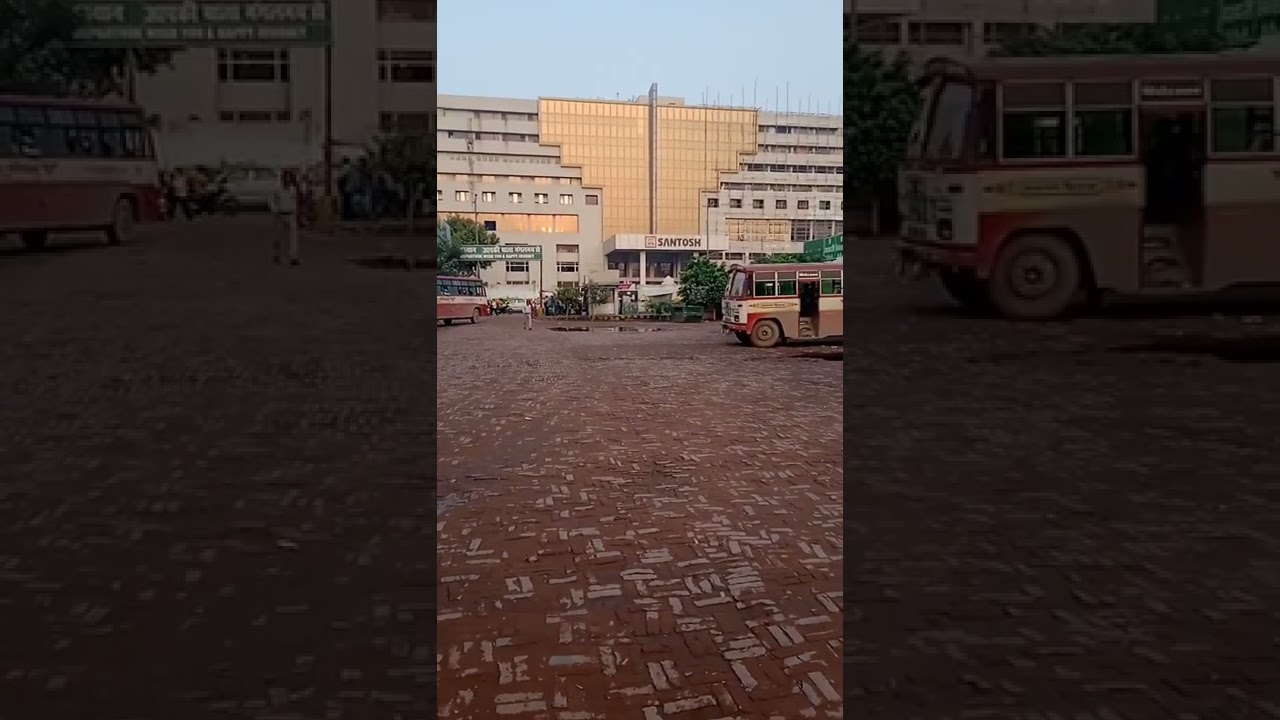 Santosh Medical College Ghaziabad India. Big Santosh Hospital building but with few patients.