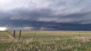 Tornado warned supercell near Kiowa, Colorado 06/08/26