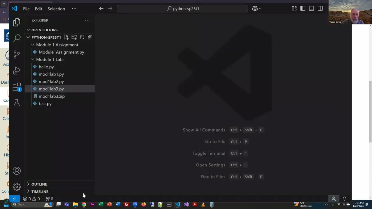Python Programming - Module 2 Lecture/Labs - Functions, If Elif, Logical Operators - Spring 2025
