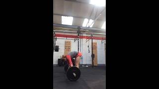 1 Medball Overhead Toss + 1 Squat Snatch @ 100lbs