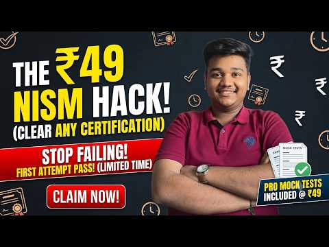 The ₹49 Hack to Clear ANY NISM Certification