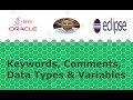 Java Programming Tutorial - 7 - Keywords, Comments, Data Type and Variables | Hindi
