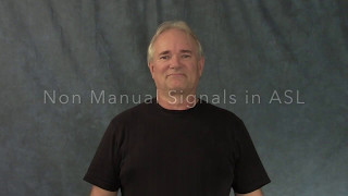 Non Manual Signals in ASL