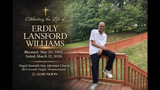Celebrating the life of | Erdly Lansford Williams