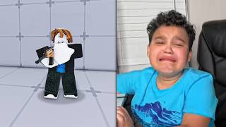 making kids cry in ROBLOX RIVALS