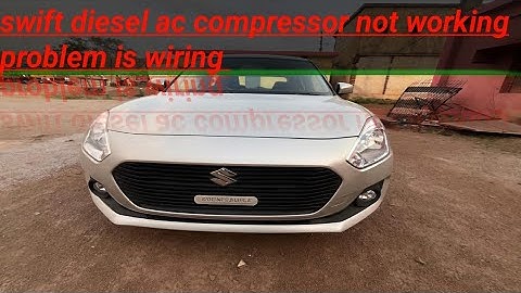 Maruti Swift diesel ac compressor not working wiring problem