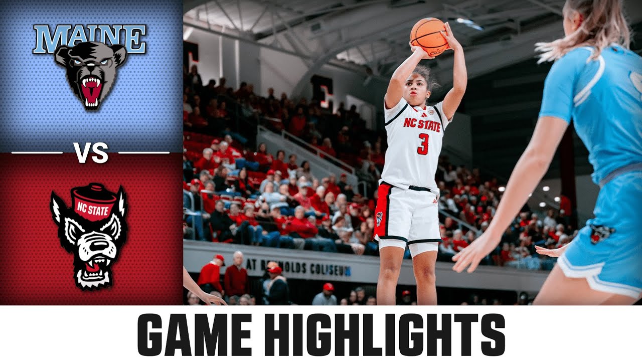 Maine vs. NC State Match Highlights | 2025 ACC Women's Basketball
