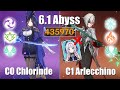 Chlorinde Aggravate and Arlecchino Melt(No Citlali) | 6.1 Abyss (Genshin)