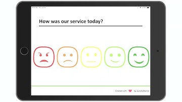 SurveyStance Customer Feedback Survey iPad App Demo