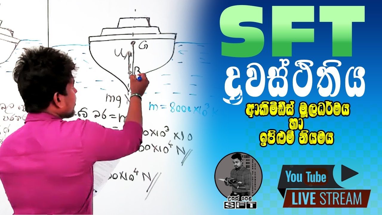 SFT 15 Days Plan (Day 06) ද්‍රවස්ථිතිය(ආකිමිඩීස් මූලධර්මය) | සුගන්ධ කිතුල්ගොඩ | Free Seminar