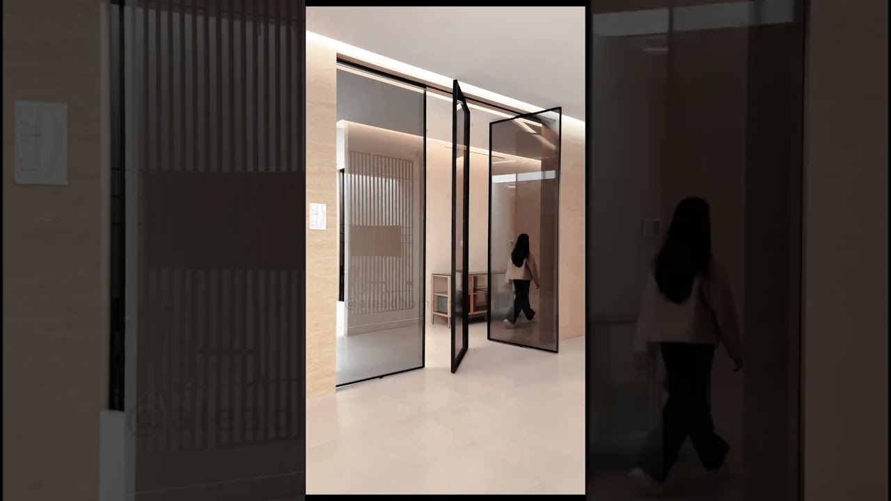 Center revolving door 