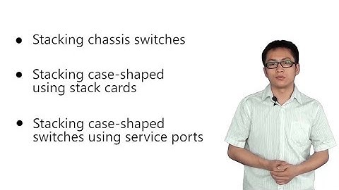 Huawei S Series Switches Stacking Feature Introduction