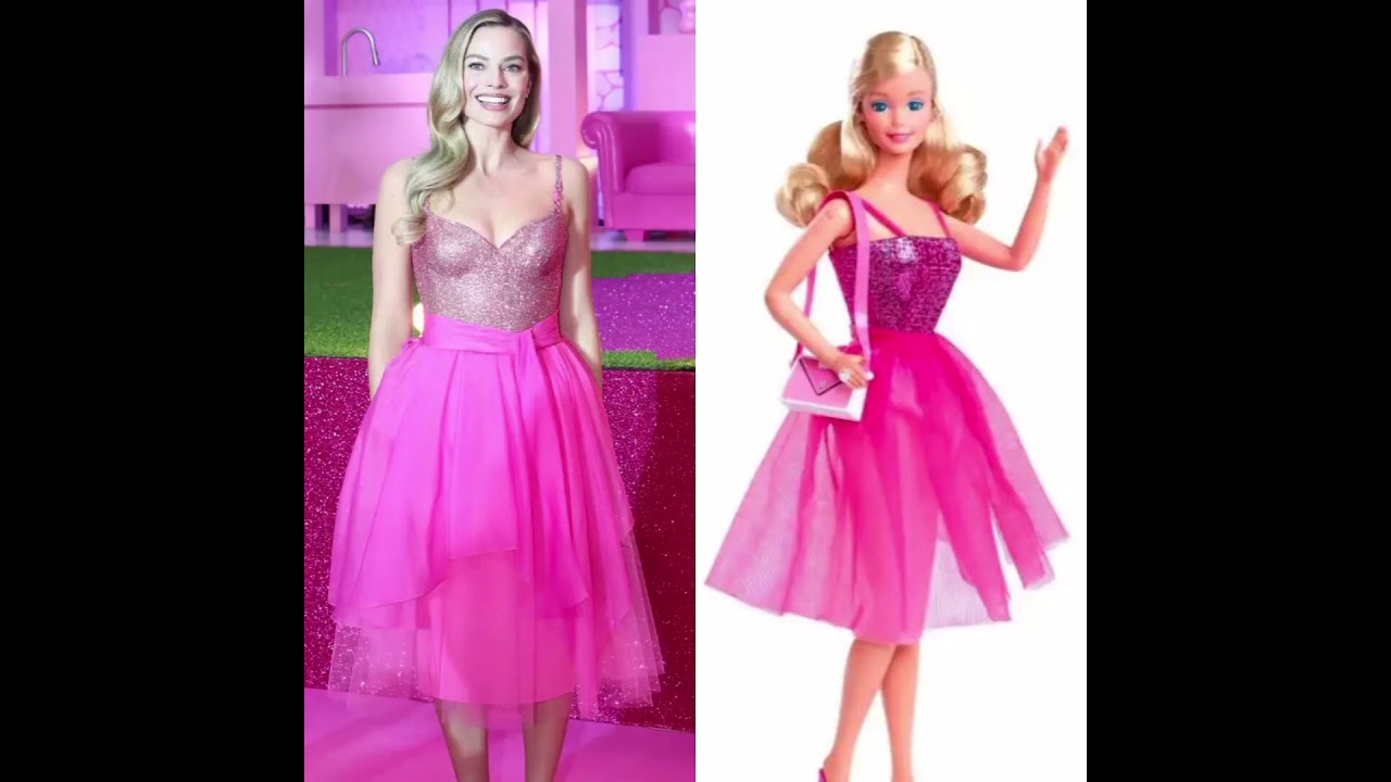 Margot Robbie Barbie inspired Outfits
