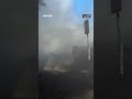 لحظات حاسمة لانهيار مبنى بسبب الزلزال
